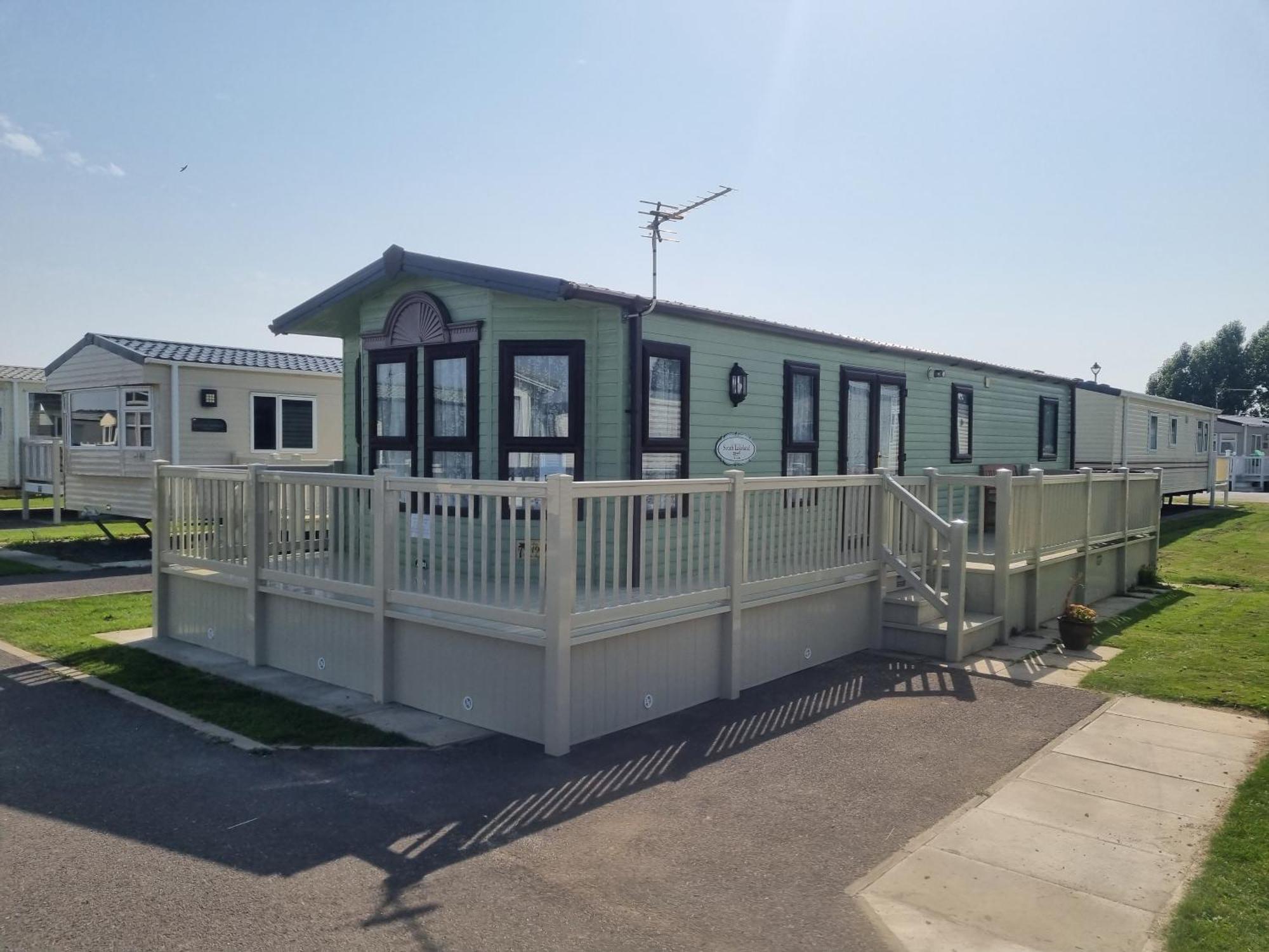 Palm Square 19 3 Bed Deluxe Caravan Чапел-Сент-Леонардс Екстер'єр фото