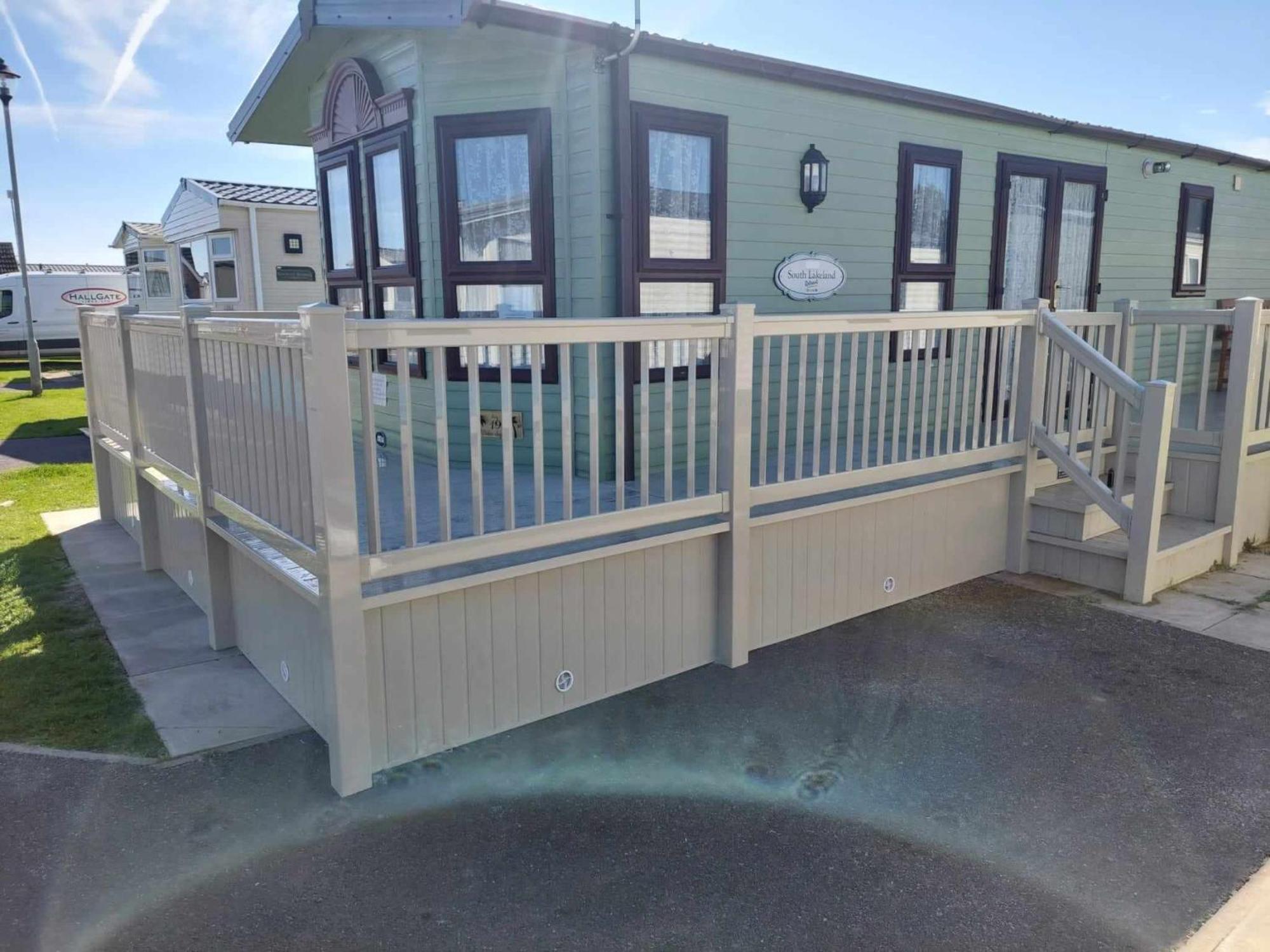 Palm Square 19 3 Bed Deluxe Caravan Чапел-Сент-Леонардс Екстер'єр фото